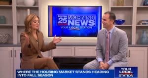 Anthony sitting down with boston25 news to discuss real estate market